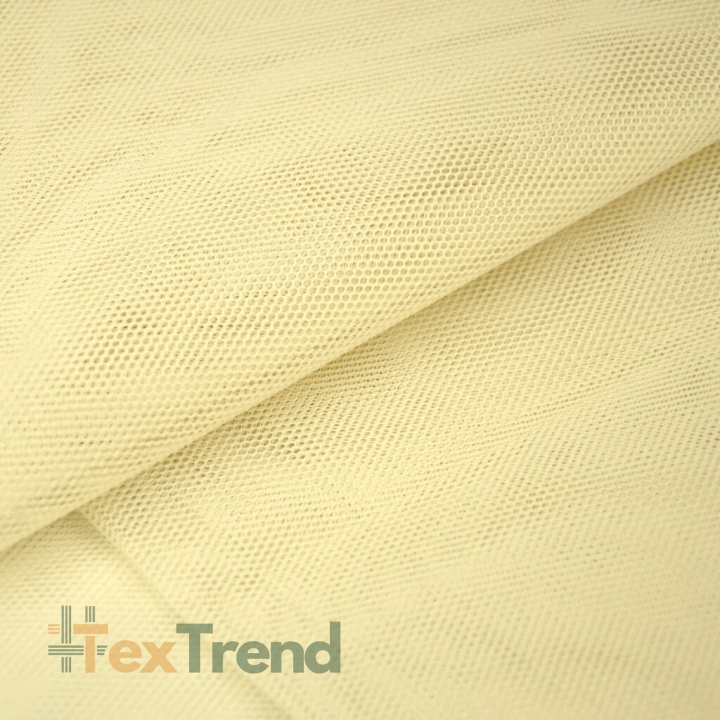 Dekoratives vanillefarbenes Tüll  