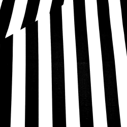 Baumwolle 100% Streifen 6cm schwarz  