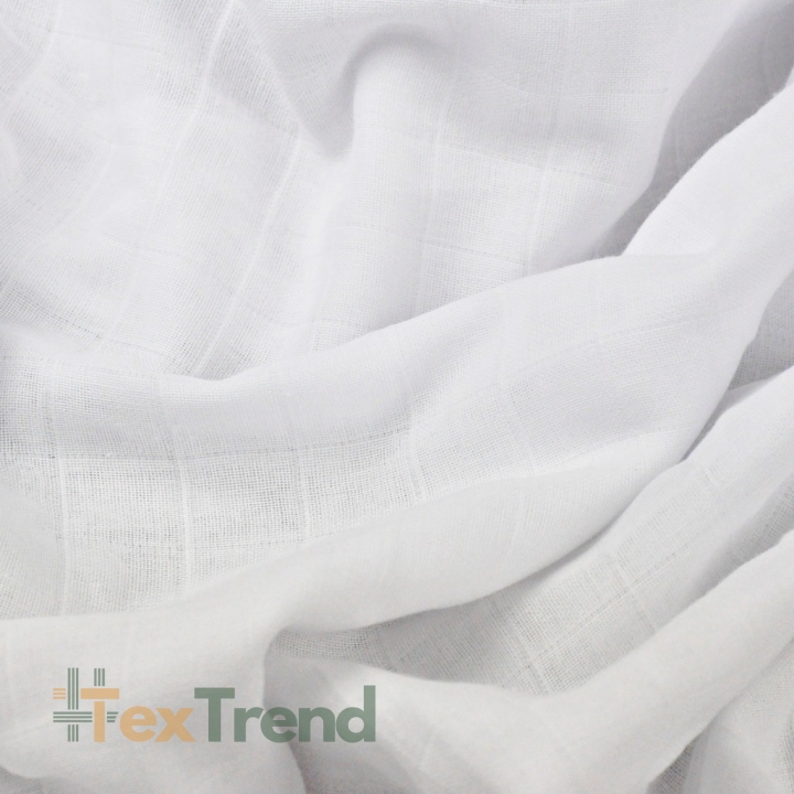 Baumwoll-Musselin weiß  