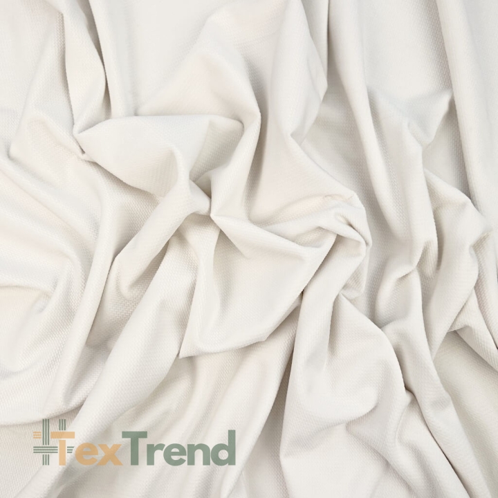 Velvet glatt ecru (Cloud Dancer)  