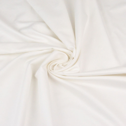 Baumwollsatin weiß off-white