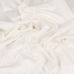 Baumwollsatin weiß off-white