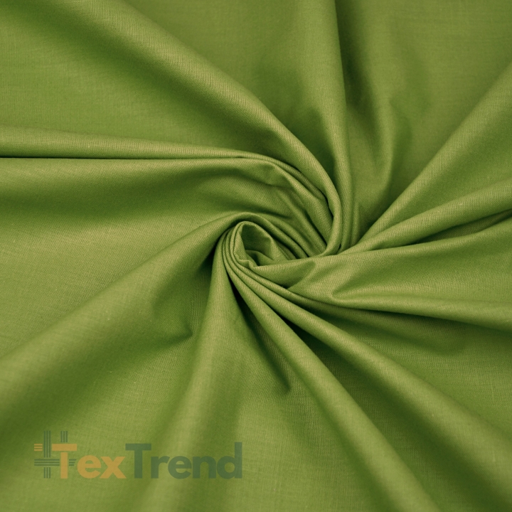 Baumwolle 100% einfarbig olivgrün - 40  