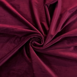 Polyester Samt bordeaux  