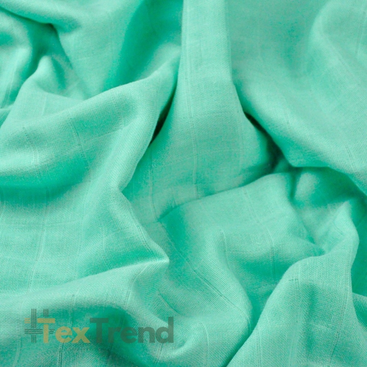 Baumwoll-Musselin mintgrün  