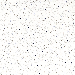 Baumwolle 100% MINI Sterne navy-grau auf weißem Hintergrund  