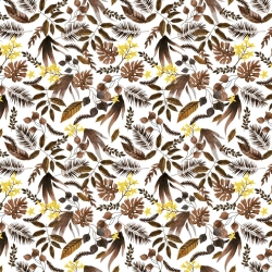 Baumwolle 100% brauner Hain auf weißem Hintergrund  