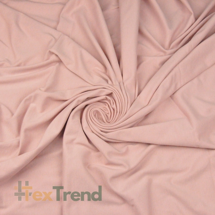 Jersey Stoff einfarbig schmutzig rosa  