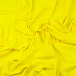 Jersey Stoff einfarbig gelb  