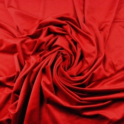 Polyester Samt rot  