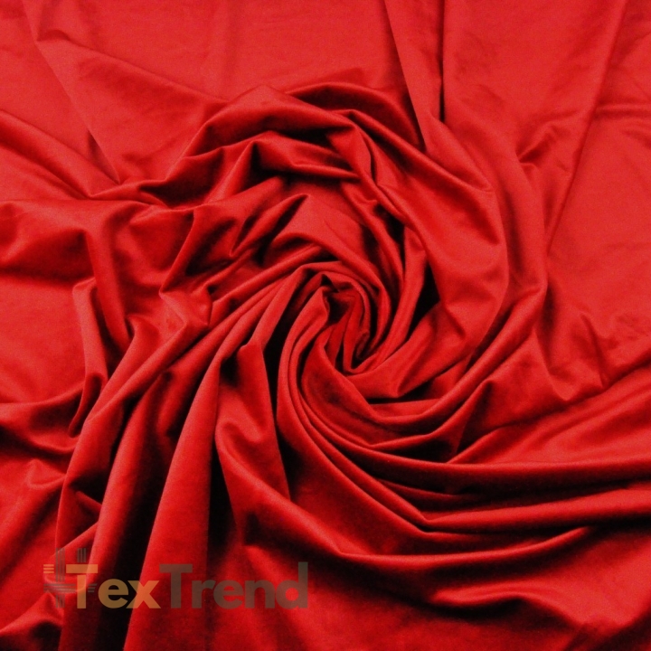 Polyester Samt rot  
