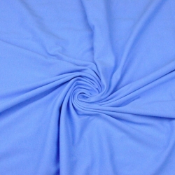 Jersey Stoff einfarbig blau  