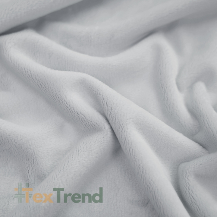 Minky glatt Premium grau (Nimbus Cloud)  