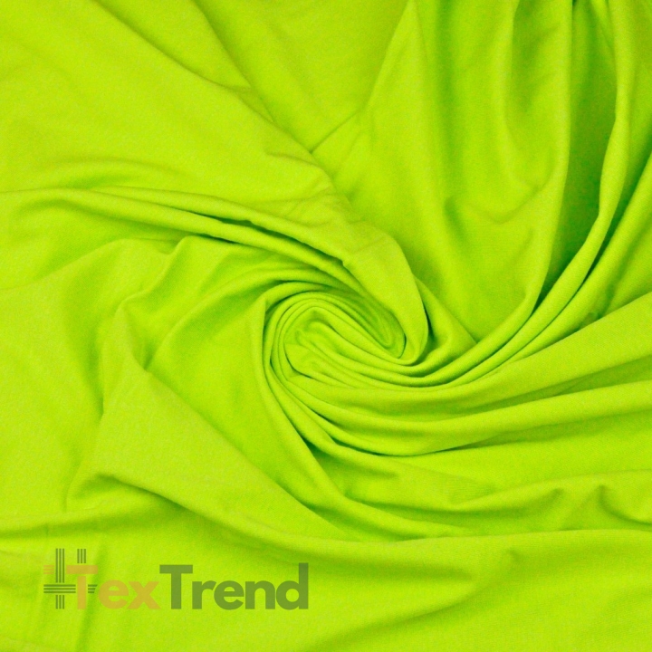 Jersey Stoff einfarbig hellgrün  