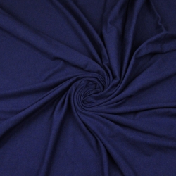 Jersey Stoff einfarbig dunkelblau  