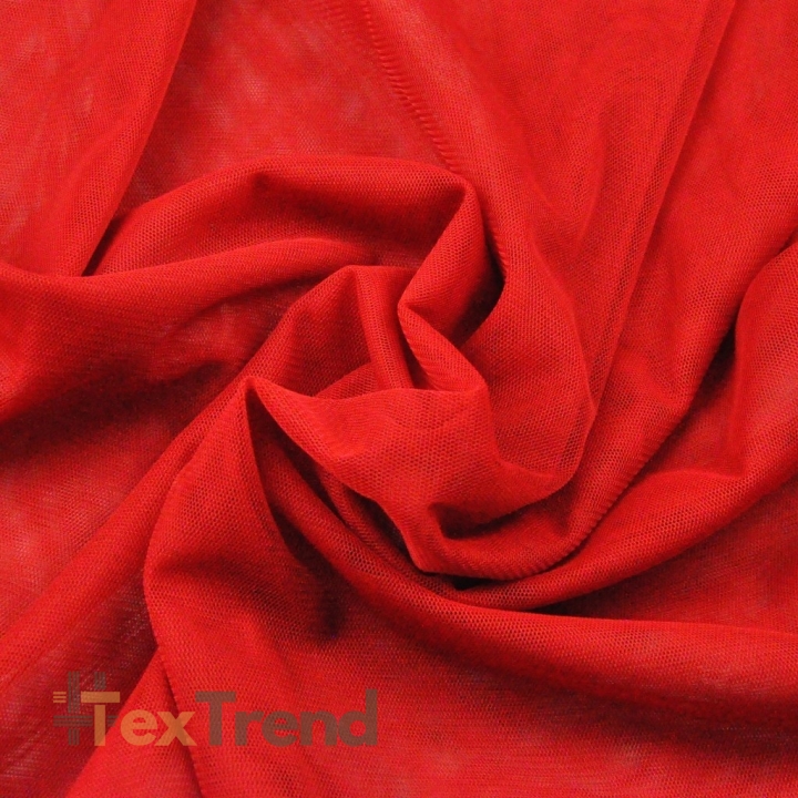 Tüll Bekleidungsstoff weich - rot  