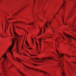Jersey Stoff einfarbig rot