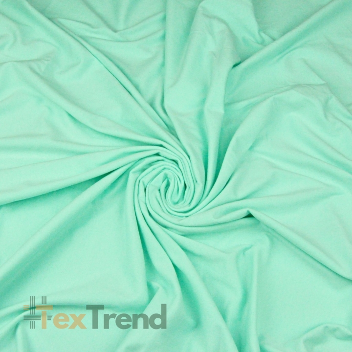Einfarbiger Jersey-Stoff in Mint  