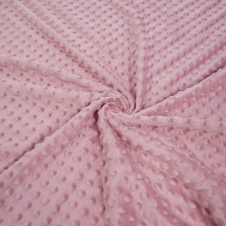 Minky Premium 270g/m2 - schmutziges Rosa  
