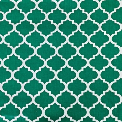 Baumwolle 100% Muster Marokko große grüne  