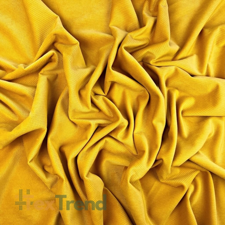 Samt glatt senfgelb (spicy mustard)  