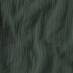 Baumwoll-Musselin double gauze khaki (Winter Moss)  