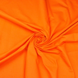 Baumwolle 100% einfarbig karottenorange - 30  