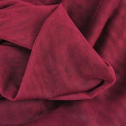 Weicher Tüll für Bekleidung - burgunder  