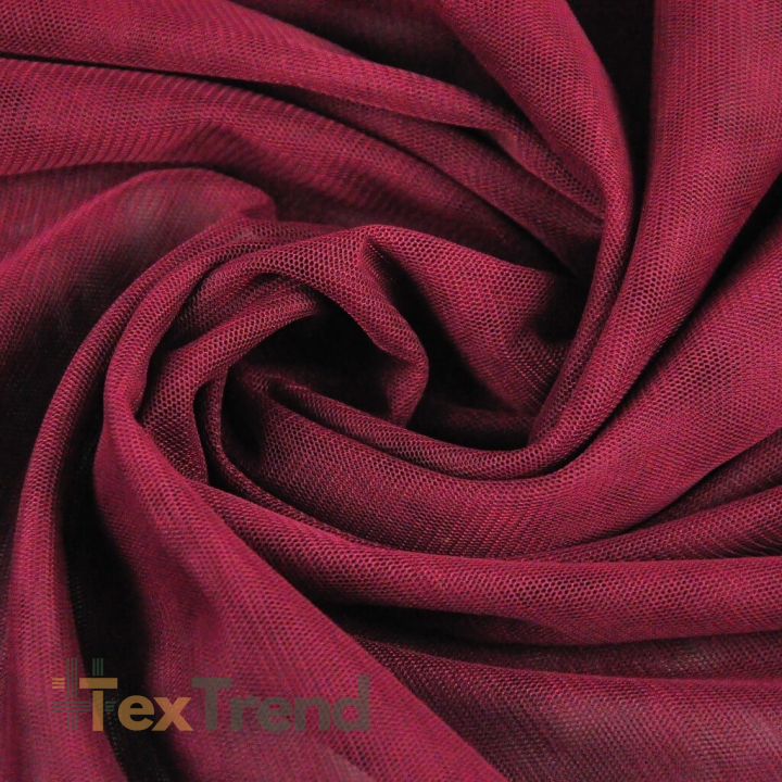 Weicher Tüll für Bekleidung - burgunder  