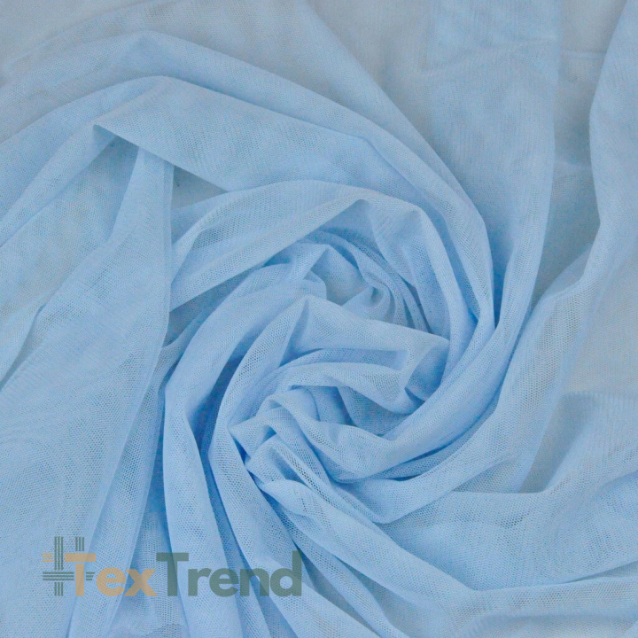 Weicher Tüll für Bekleidung - hellblau  