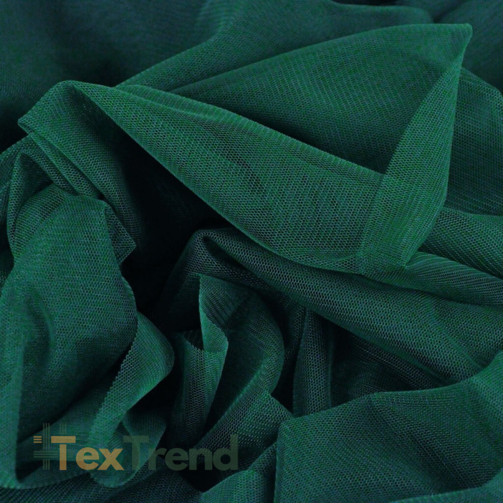 Weicher Tüll für Bekleidung - smaragdgrün  