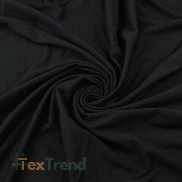 Jersey-Stoff mit Silberionen - schwarz  