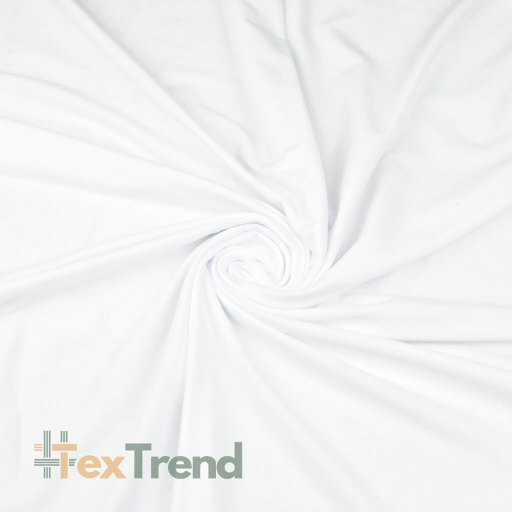 Jersey-Stoff mit Silberionen - weiß  