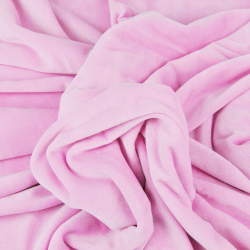 Baumwollvelours - hellrosa  