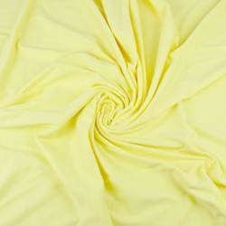 Jersey-Stoff einfarbig hellgelb  