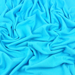 Dresówka pętelka - jednokolorowa turkusowa  