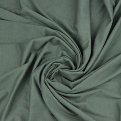 Jersey-Stoff einfarbig grau-grün  