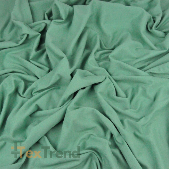 Jersey-Stoff einfarbig Salbei