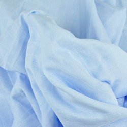 Baumwoll-Musselin hellblau  