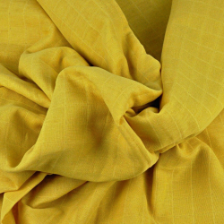 Baumwoll-Musselin senfgelb  
