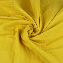 Baumwoll-Musselin senfgelb  