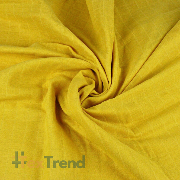 Baumwoll-Musselin senfgelb  