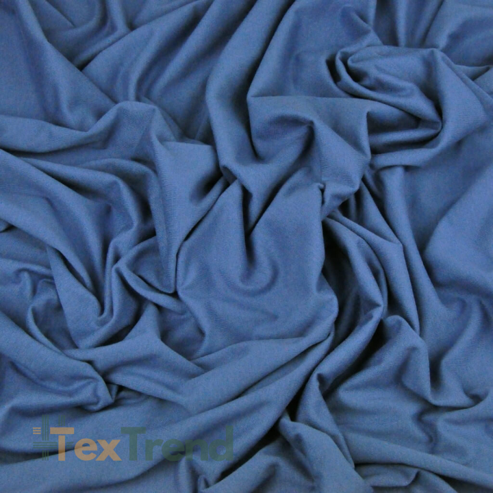 Einfarbiger Jersey-Stoff Jeans  