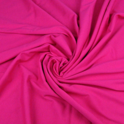 Einfarbiger Jersey-Stoff Fuchsia  