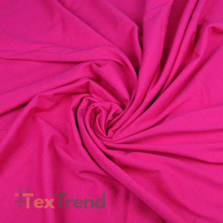 Einfarbiger Jersey-Stoff Fuchsia  