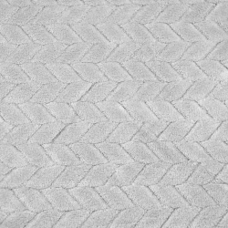 Minky Fischgrät Premium hellgrau (Glacier Gray)  