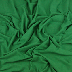 Einfarbiger Jersey-Stoff Dunkelgrün  