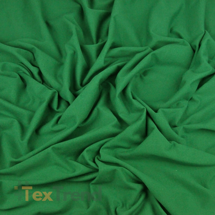 Einfarbiger Jersey-Stoff Dunkelgrün  