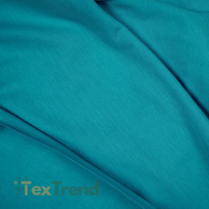Einfarbiger Jersey-Stoff Meeresgrün  