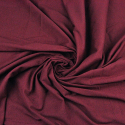 Einfarbiger Jersey-Stoff Burgunder  